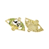 Golden Plated Alloy Enamel Connector Charms ENAM-Z017-15G-03-2