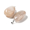 Natural Cherry Blossom Agate Pendants G-P525-01P-01-2