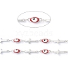 304 Stainless Steel Enamel  Link Chains STAS-H145-12P-2