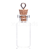 Wooden Cork Wishing Bottle Pendants PW-WG999AC-08-1