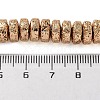 Electroplated Natural Lava Rock Beads Strands G-I360-A04-02-4