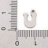 Non-Tarnish 201 Stainless Steel Charms STAS-U016-01P-U-3