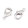 Brass Lobster Claw Clasps KK-S314-42P-2