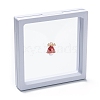 Square Transparent PE Thin Film Suspension Jewelry Display Box CON-D009-01C-05-1