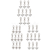 30Pcs 3 Styles Angel Glass Pearl Pendant Decorations HJEW-JM02672-1