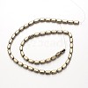 Electroplate Non-magnetic Synthetic Hematite Bead Strands G-F300-40B-2