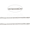304 Stainless Steel Rectangle Link Chains CHS-G025-11P-2