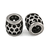 Retro Hollow 304 Stainless Steel European Beads STAS-B071-08AS-1