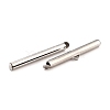 304 Stainless Steel Slide On End Clasp Tubes STAS-C044-08E-P-2