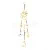 Hanging Crystal Aurora Wind Chimes HJEW-Z003-14-2