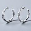 Spray Painted CCB Plastic Stud Earrings EJEW-Q020-002A-3