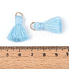 Polycotton(Polyester Cotton) Tassel Pendant Decorations X-FIND-S280-11-3