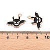 Halloween Theme Alloy Enamel Pendants PALLOY-N176-43-RS-3