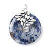 Natural Blue Spot Jasper Pendants G-E088-03P-03-2