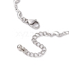 304 Stainless Steel Bar Link Chains Bracelets BJEW-JB11496-02-4