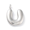 Rack Plating Brass Balloon Letter Pendants LS-KK-C050-01P-U-1