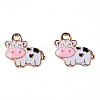 Alloy Enamel Pendants ENAM-N059-27-2