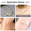 Fashewelry 3 Sets 3 Colors Zinc Alloy with Glass Rhinestone Jewelry Pendant Accessories FIND-FW0001-17-13