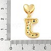 Brass Micro Pave Colorful Cubic Zirconia Pendants KK-P281-01G-J-3