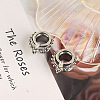 304 Stainless Steel Crystal Rhinestone Horse Eye Ear Plugs Gauges WG9936D-03-4