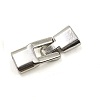 Alloy Snap Lock Clasps FIND-WH0037-65P-1