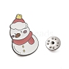 Christmas Theme Zinc Alloy Enamel Pin Brooch for Backpack Clothes JEWB-R003-02EB-05-3