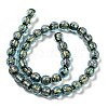 Handmade Dichroic Foil Glass Beads Strands DICH-U001-05I-2