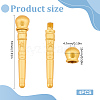 4Pcs Alloy End Caps DIY-MA0006-67G-03-2