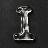 Transparent Resin Alphabet Pendants LS-RESI-C028-02I-2