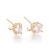 Brass Ear Studs X-KK-S347-150-2