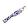 Handmade Macrame Nylon Thread Pendant Decorations HJEW-P019-05P-08-3