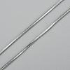 Non-Tarnish 304 Stainless Steel Square Snake Chains Necklaces NJEW-P170-01P-05-2