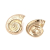 Conch Alloy Stud Earrings for Women EJEW-A112-07KCG-3