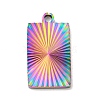 Ion Plating(IP) 304 Stainless Steel Pendants STAS-D025-06M-02-1