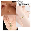Brass Micro Pave Cubic Zirconia Spacer Beads KK-CJC0015-21G-7