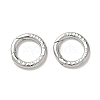 Brass Spring Gate Rings KK-E796-11P-1