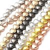 Electroplate Glass Beads Strands EGLA-H109-12-02-1