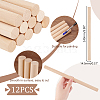 Round Wooden Sticks WOOD-WH0131-17B-2