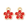 Alloy Enamel Charms ENAM-C005-34G-04-2