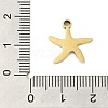 304 Stainless Steel Charms STAS-U023-19G-3