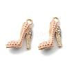 2Pcs Alloy Enamel Stilettos Pendants ENAM-YW0002-30D-1