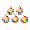 Alloy Enamel Pendants PALLOY-N153-56-1