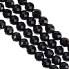 1 Strand Natural Black Tourmaline Beads Strands G-OC0005-36-1