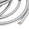 Braided Leather Cord with Core WL-F009-6mm-05-2