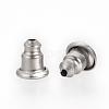 Tarnish Resistant 304 Stainless Steel Ear Nuts Findings STAS-R071-29-2