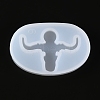 Muscle Man Pendant Silicone Molds DIY-P019-20-1