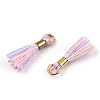 Polycotton(Polyester Cotton) Tassel Pendant Decorations OCOR-S102-25-2