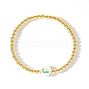 Christmas Brass Beaded Stretch Bracelets DP1194-1-1