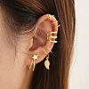 5 Pcs Alloy Cuff Earring Kits for Women WG0D93E-36-1