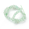 Natural Green Aventurine Beads Strands X-G-G099-4mm-17-2